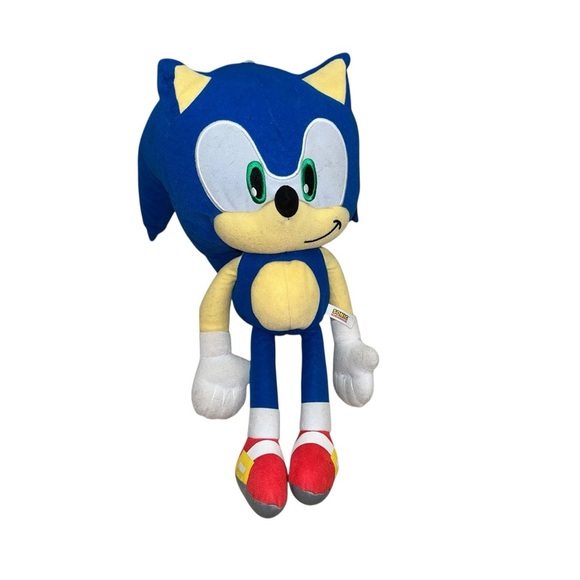 2018 Toy Factory Sega Sonic the Hedgehog 12" Plush Stuffed Toy Hanging Loop - Picture 1 of 4